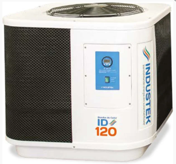 AQUECEDOR DE PISCINA BOMBA DE CALOR ID120  MONO 220V MARCA INDUSTEK