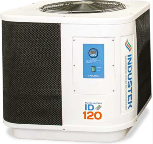 AQUECEDOR BOMBA DE CALOR BANHO IDH120 DIGITAL  60°C TRIF 380V MARCA INDUSTEK